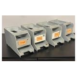 O - Set of 4 Gray Organizers