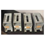 O - Set of 4 Gray Organizers