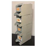 O - Set of 4 Gray Organizers