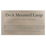 MB - Set of 2 Smith & Hawken Deck Mount Lamps