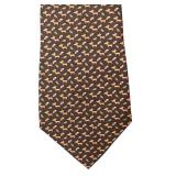 O - Set of 3 Salvatore Ferragamo Silk Neckties Assorted Patterns