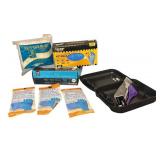 BC - Salon Supplies Lot with Brushes, Disposable Gloves, Foil Sheets, Plastic Caps and More