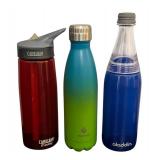 BC - Collection of 11 Reusable Bottles and Tumblers - Contigo, Camelbak, Manna, Aladdin, Keurig and More
