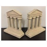 O - Set of 2 Architectural Column Style Bookends