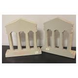 O - Set of 2 Architectural Column Style Bookends