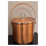 MB - Collection of Copper Ice Bucket, Flower Decor, Bucket and Oval Stand