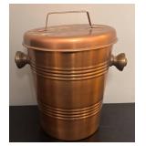 MB - Collection of Copper Ice Bucket, Flower Decor, Bucket and Oval Stand