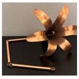 MB - Collection of Copper Ice Bucket, Flower Decor, Bucket and Oval Stand