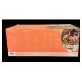 MB - Pair of New Bright Pink Metal Flamingos by Evergreen Garden