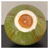 MB - LivingQuarters Large Green Ceramic Fire Crock