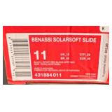 O - New Nike Benassi Solarsoft Slide Sandals Size 11