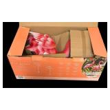 MB - Set of 2 Evergreen Garden Tall Metal Pink Flamingos