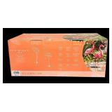 MB - Set of 2 Evergreen Garden Tall Metal Pink Flamingos