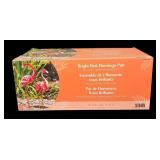 MB - Set of 2 Evergreen Garden Tall Metal Pink Flamingos