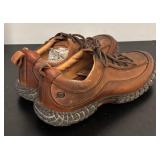 O - Born Volk Brown Nutmeg Oiled Shoes Size 10 1/2