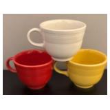 BC - Set of 9 Homer Laughlin Fiesta Multi-Color Cups