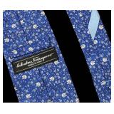 O - Set of 3 Salvatore Ferragamo Silk Ties with Pattern Designs