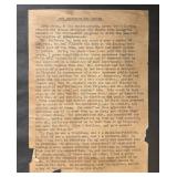 MB - Vintage Framed Declaration of Independence Print
