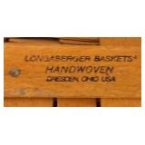 BC - Longaberger Handwoven Basket Trio