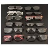 O - Collection of 12 Reading Glasses in Assorted Styles