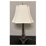 O - Ornate Table Lamp with Decorative Base