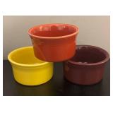BC - Set of 6 Multicolor Fiesta Stoneware Ramekins