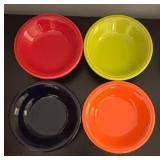 O - Set of 8 Homer Laughlin Fiesta Colorful Bowls