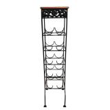 MB - Decorative Metal Wine Rack