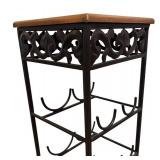MB - Decorative Metal Wine Rack