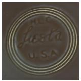 BC - Fiesta Navy Blue Platter and Covered Butter Dish Set