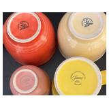 O - Set of 4 Fiesta by Homer Laughlin Colored Mugs and Cups