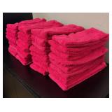 MB - Set of 34 Hot Pink Hand Towels
