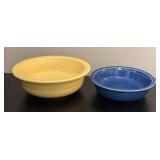 BC - Set of 8 Fiesta Multicolor Dinnerware Pieces Including Bowls, Plates, Gravy Boat and More