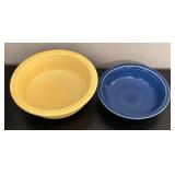 BC - Set of 8 Fiesta Multicolor Dinnerware Pieces Including Bowls, Plates, Gravy Boat and More
