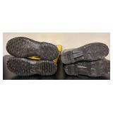 MB - Set of 2 Rubber Work Boots Yellow Size 11 and Black Size 10