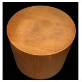 LL  - Vintage Round Wooden Accent Table