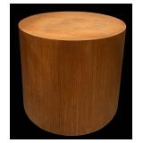 LL  - Vintage Round Wooden Accent Table
