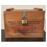 LL  - Vintage Winchester Wooden Ammunition Box