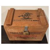 LL  - Vintage Winchester Wooden Ammunition Box