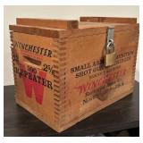 LL  - Vintage Winchester Wooden Ammunition Box