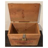 LL  - Vintage Winchester Wooden Ammunition Box