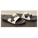 LL  - Adidas and Under Armour Size 11 Slide Sandals and Clogs