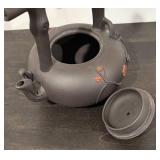 LL  - Set of 2 Petite Asian Yixing-Style Clay Teapots