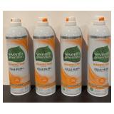LL  - Set of 4 Seventh Generation Disinfectant Spray Bottles 13.9 oz Fresh Citrus & Thyme