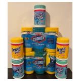 LL  - Lot of Clorox and Wipe Out Disinfecting Cleaning Wipes