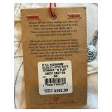 MB - True Religion Optic White Straight Jeans W33 L34 with Flap Pockets