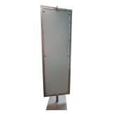 BS - Swiveling Full-Length Floor Mirror with Metal Frame 20 x 66 Inches