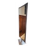 BS - Swiveling Full-Length Floor Mirror with Metal Frame 20 x 66 Inches