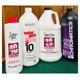 BS - Collection of Redken and Salon Care Hair Developer and Bleach Products