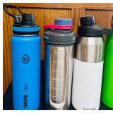 BS - Set of 7 Assorted Reusable Water Bottles and Tumblers